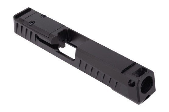 Shalo Tek P365XXLC EDC Slide with RMSc Cut has a Black Nitride finish.